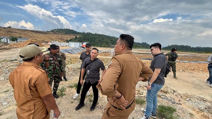 Kejari Lubuklinggau melakukan peninjauan di eks tambang emas di Muratara