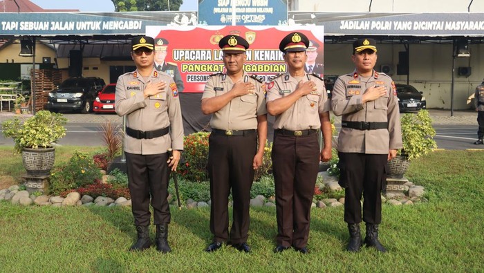 Kenaikan pangkat polisi Polres Mojokerto Kota