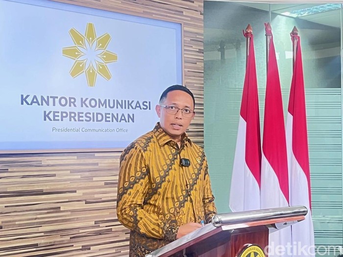 Kepala Kantor Komunikasi Kepresidenan (PCO) Hasan Nasbi (Eva/detikcom)