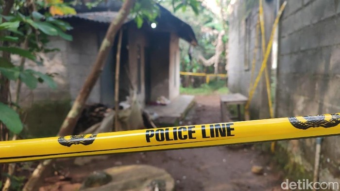 Lokasi rumah terduga pelaku yang melakukan kekerasan hingga lansia Ciamis meninggal dunia.