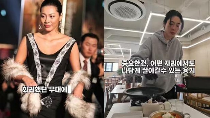 Mantan Supermodel Korea Tak Gengsi Kerja Jadi Pelayan Restoran