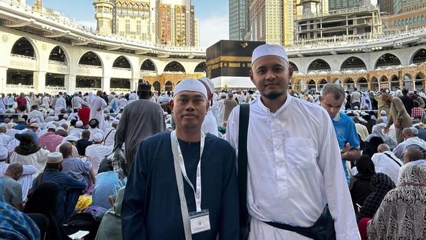 Mohamad Susilo, WNI London yang yang pergi haji dari Inggris tahun 2023.