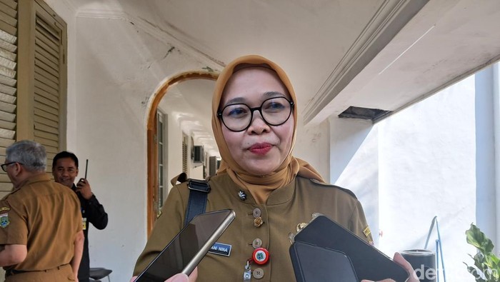Pelaksana Tugas (Plt) Inspektur Inspektorat Banten, Siti Maani Nina. (Arief Ikhsanudin/detikcom).
