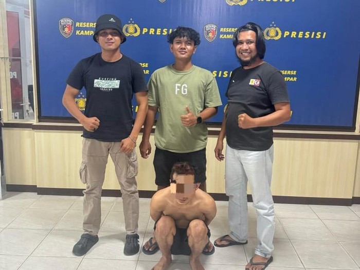 Pencuri motor di Kampar, Riau ditangkap tak lebih dari 24 jam.