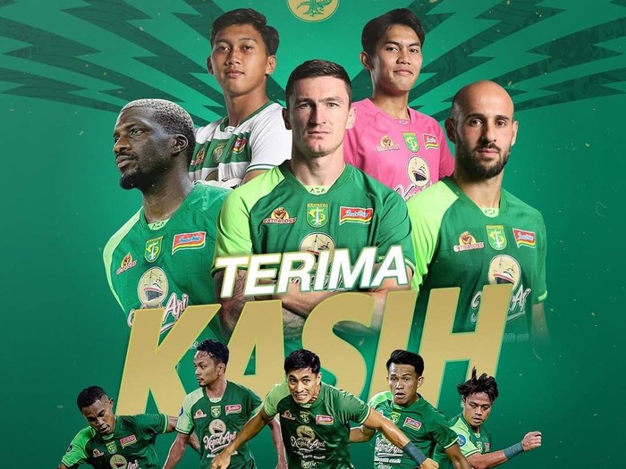 Pemain dan staf pelatih yang dilepas Persebaya usai musim 2024/2025