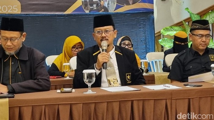 Plt Ketua DPW Partai Ummat DIY periode 2025-2030, Ichwan Tamrin saat memberikan keterangan di Bantul, Selasa (3/6/2025).