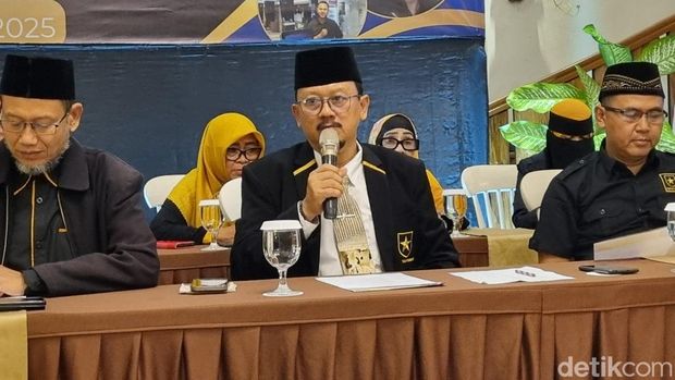 Plt Ketua DPW Partai Ummat DIY periode 2025-2030, Ichwan Tamrin saat memberikan keterangan di Bantul, Selasa (3/6/2025).
