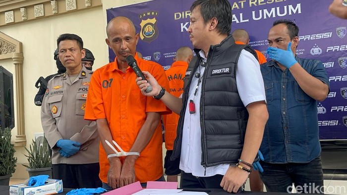 Polisi menangkap Heince pelaku pencurian sepeda motor modus pura-pura menumpang di Jambi