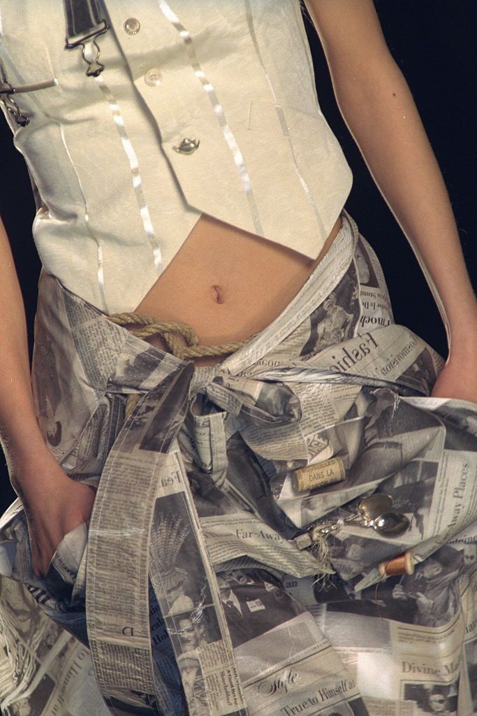 DIOR: SPRING/SUMMER 2000 HAUTE COUTURE FASHION SHOW (Photo by THIERRY ORBAN/Sygma via Getty Images)