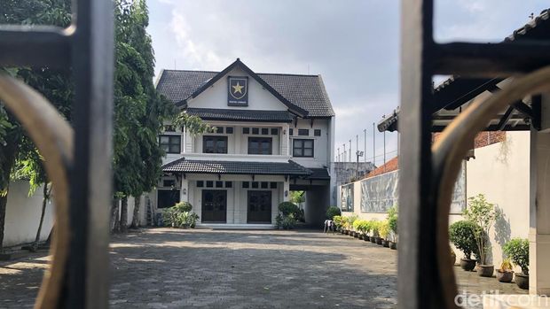 Suasana kantor DPW Partai Ummat DIY,  Kotagede, Kota Jogja, Selasa (3/6/2025).
