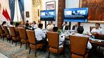 Penampakan Suasana Rapat Paket Stimulus Ekonomi Dipimpin Prabowo