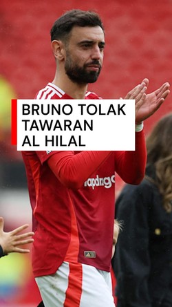 Video: Bruno Fernandes Pilih Bertahan di MU