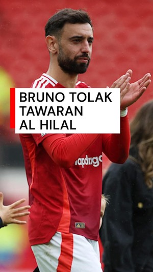 Video: Bruno Fernandes Pilih Bertahan di MU