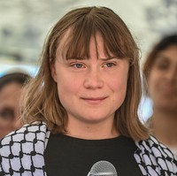 Greta juga menyinggung soal genosida yang dilakukan Israel terhadap Palestina, meskipun hingga kini pihak Netanyahu selalu membantahnya. Foto: Getty Images/Fabrizio Villa