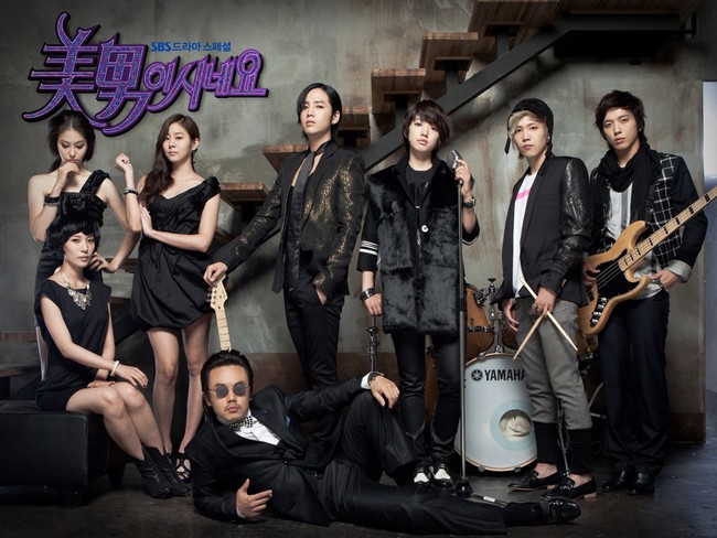 Band fiksi A.N.JELL jebolan drama Korea You’re Beautiful (2009) terbilang legendaris. Personelnya beranggotakan nama besar di industri hiburan Korea: Jang Geun Suk, Park Shin Hye, Jung Yong Hwa CNBLUE, Lee Hong Gi F.T. Island dengan lagu hits ‘Still’. Foto: Instagram