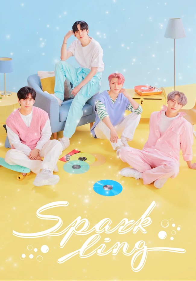 Setelah debut di drama Korea The Heavenly Idol (2021), grup KPop fiksi Sparkling sukses memuncaki tangga lagu Hanteo Chart dengan album DIAMOND, yang terjual lebih dari 25 ribu lembar. Personelnya Yunho, Seonghwa, dan San ATEEZ serta Suwoong Boys Republic bahkan reuni di Yoo Hee Yeol’s Sketchbook setelah tiga tahun. Foto: Instagram