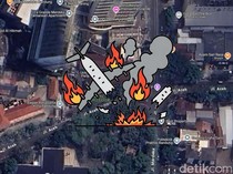 Tragedi Pesawat Jatuh di Samping Balai Kota Bandung