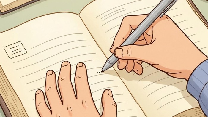 Ilustrasi tugas sekolah.