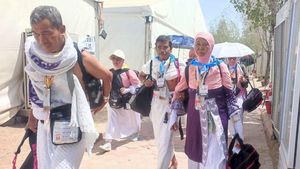 Potret Jemaah Haji RI Tiba di Arafah Jelang Wukuf
