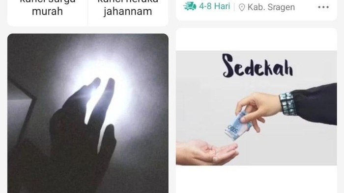 Jual pahala di ecommerce.