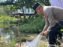 Ada Spot Mancing Gratis di Taman Bhay Park Polda Babel