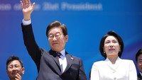 Sebagai presiden, Lee menghadapi tantangan besar, termasuk mengatasi polarisasi politik, memperbaiki ekonomi, dan menangani hubungan luar negeri yang kompleks, terutama dengan Amerika Serikat dan Korea Utara. (REUTERS/Lee Jin-man) 