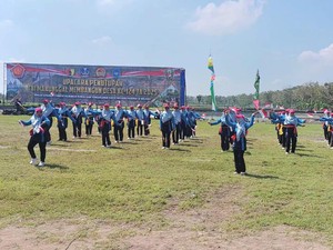 Tari 7 Kebiasaan Anak Indonesia Tandai Penutupan TMMD Ke-124 di Lamongan