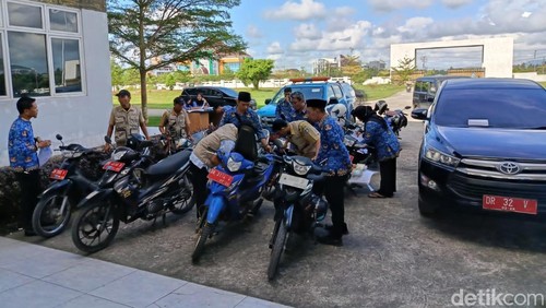 Penampakan kendaraan dinas Pemkab Lombok Tengah