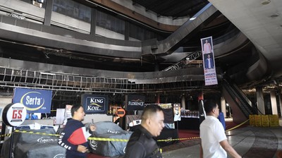 Penampakan Mal di Samarinda Usai Kebakaran