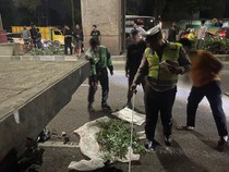 Kelvin Tewas Usai Motornya Tabrak Truk Parkir di Jalanan Palembang