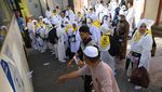Potret Jamaah Haji Indonesia Diberangkatkan Menuju Arafah