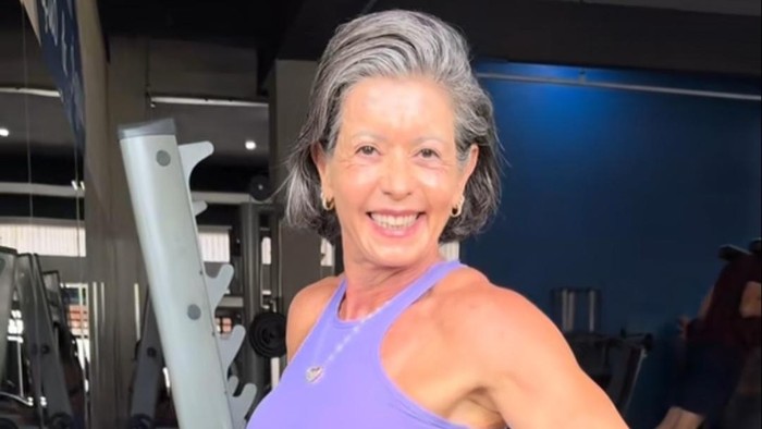Potret nenek bugar di usia 63 tahun bernama Monica Bosquet