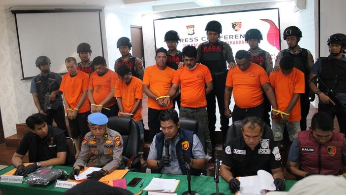 Preman Ditetapkan Tersangka Karena Duduki Lahan Warga Pekanbaru