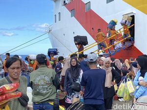8.683 Pemudik Asal Kalimantan Tiba di Pelabuhan Parepare Jelang Idul Adha