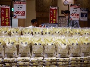 Meroket, Harga Beras di Jepang Melonjak Nyaris 91 Persen!