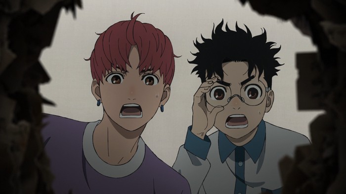 Salah satu adegan anime Dandadan Salah satu adegan anime Dandadan