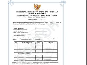 Apakah Sertifikat TKA Punya Masa Berlaku? Kemendikdasmen Jawab Begini