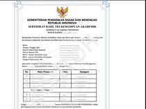 Hasil TKA Tidak Ada di Ijazah, Tapi Berbentuk Sertifikat Digital-Bisa Dicetak