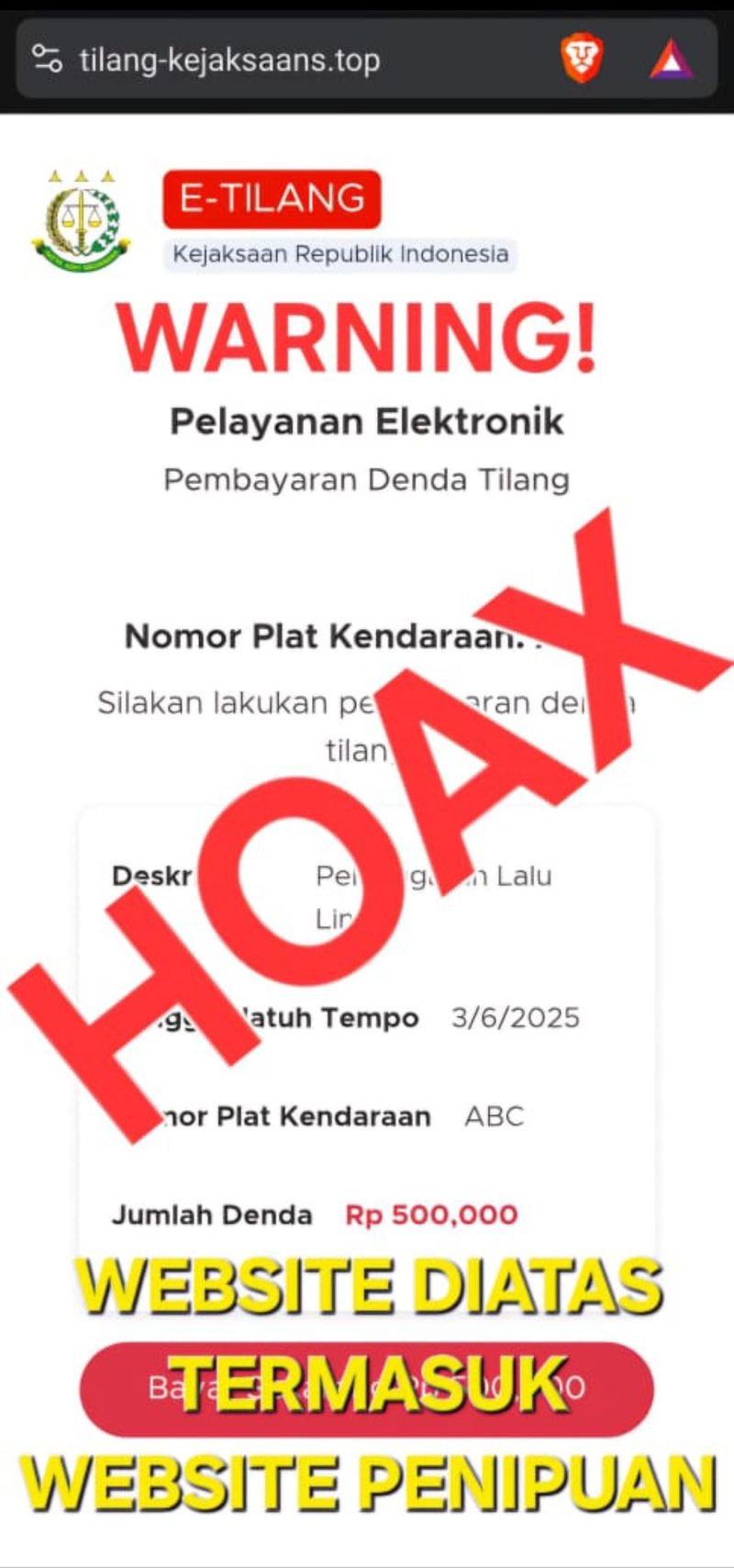 Tangkapan layar TMC Polda Metro Jaya