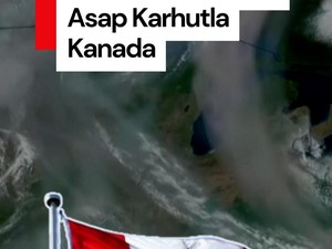 Video: Potret Ngeri Asap Karhutla Kanada Selimuti Langit AS