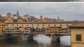Ponte Vecchio di Florence, Italia. 1965 vs. 2019 Foto: Boredpanda