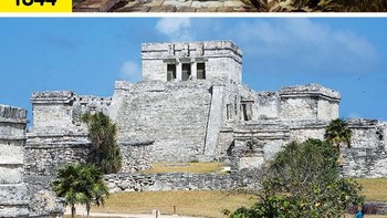 Tulum terletak di negara bagian Meksiko Quintana Roo, bagian dari kota bertembok Maya pra-Columbus yang berfungsi sebagai pelabuhan vital dan utama bagi Coba saat itu. Reruntuhan tersebut dianggap sebagai salah satu situs Maya pesisir yang paling terpelihara , bahkan saat ini telah menjadi situs yang populer bagi wisatawan. Foto: Boredpanda