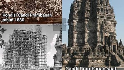 Before-After Reruntuhan Bersejarah, Ada Hiroshima-Borobudur