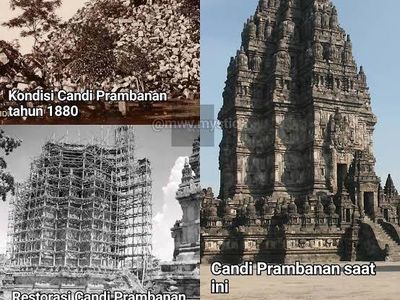 Before-After Reruntuhan Bersejarah, Ada Hiroshima-Borobudur