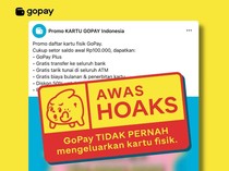 Waspada Penipuan! GoPay Tidak Pernah Terbitkan Kartu Fisik