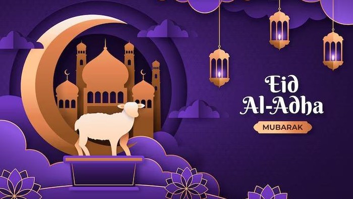 ILUSTRASI HARI RAYA IDUL ADHA.