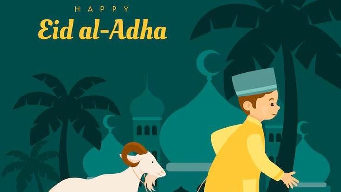 ILUSTRASI HARI RAYA IDUL ADHA.