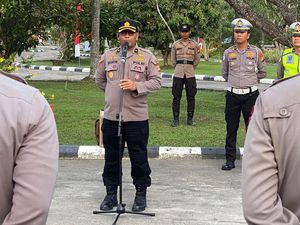 Polres Siak Turunkan Puluhan Personel Amankan Takbir Keliling Malam Ini