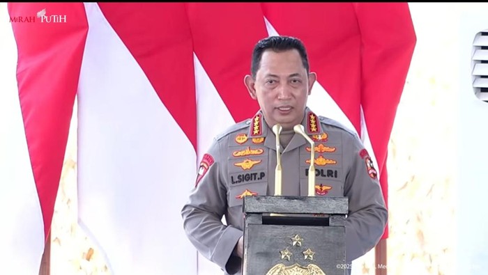 Kapolri Jenderal Listyo Sigit Prabowo (tangkapan layar)