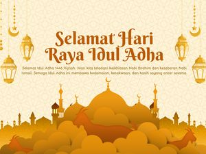 55+ Ucapan dan Twibbon Idul Adha 2025 Terbaru untuk Medsos, Yuk Bagikan!